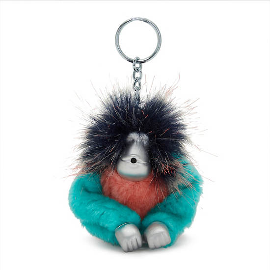 Kipling Fun Hair Sven Monkey Keychain Tillbehör Gröna | SE 1275VR